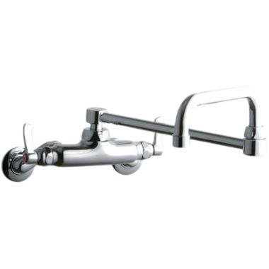 Click here to see Elkay LK945DS20L2T Elkay LK945DS20L2T  Commercial Wall-Mounted Faucet