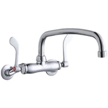 Click here to see Elkay LK945AT12T4T Elkay LK945AT12T4T  Commercial Wall-Mounted Faucet