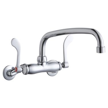 Click here to see Elkay LK945AT10T4T Elkay LK945AT10T4T  Commercial Wall-Mounted Faucet