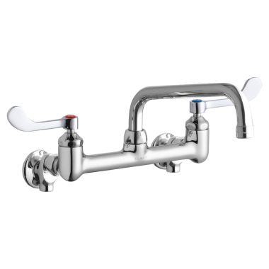 Click here to see Elkay LK940TS08T4S Elkay LK940TS08T4S  Wall-Mounted Commercial Faucet