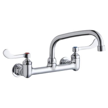 Click here to see Elkay LK940TS08T4H Elkay LK940TS08T4H  Wall-Mounted Commercial Faucet