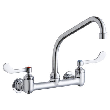 Click here to see Elkay LK940HA08T4H Elkay LK940HA08T4H Wall Mount Commercial Faucet.