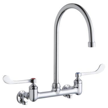 Click here to see Elkay LK940GN08T6S Elkay LK940GN08T6S  Wall-Mounted Commercial Faucet
