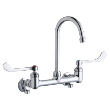Click here to see Elkay LK940GN05T6S Elkay LK940GN05T6S  Wall-Mounted Commercial Faucet