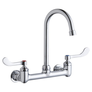 Click here to see Elkay LK940GN05T4H Elkay LK940GN05T4H Scrub/Handwash Centerset Wall Mount Faucet - Chrome