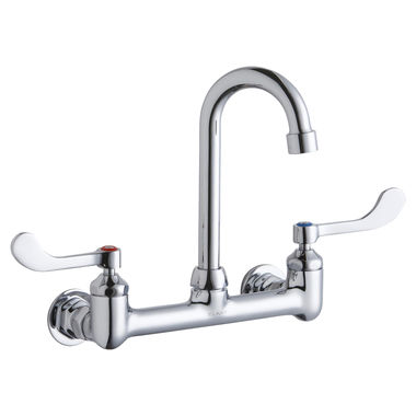 Click here to see Elkay LK940GN04T4H Elkay LK940GN04T4H  Wall-Mounted Commercial Faucet