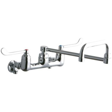 Click here to see Elkay LK940DS20T6S Elkay LK940DS20T6S  Wall-Mounted Commercial Faucet