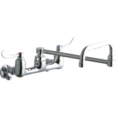 Click here to see Elkay LK940DS20T4S Elkay LK940DS20T4S  Wall-Mounted Commercial Faucet