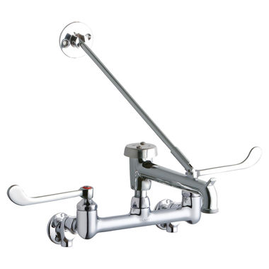 Click here to see Elkay LK940BP07T6S Elkay LK940BP07T6S  Wall-Mounted Commercial Faucet