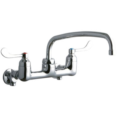 Click here to see Elkay LK940AT12T4S Elkay LK940AT12T4S  Wall-Mounted Commercial Faucet