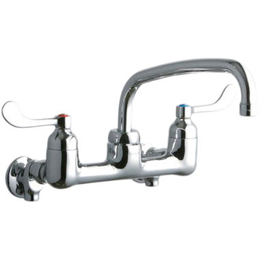 Click here to see Elkay LK940AT10T4S Elkay LK940AT10T4S  Wall-Mounted Commercial Faucet