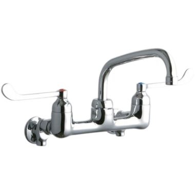 Click here to see Elkay LK940AT08T6S Elkay LK940AT08T6S  Wall-Mounted Commercial Faucet