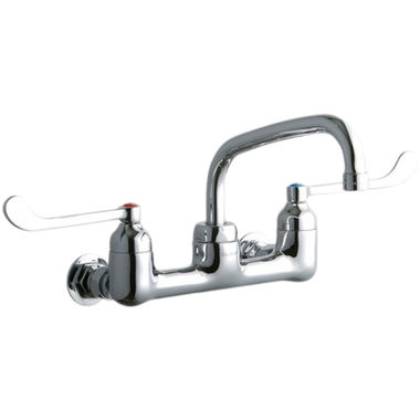 Click here to see Elkay LK940AT08T6H Elkay LK940AT08T6H  Wall-Mounted Commercial Faucet