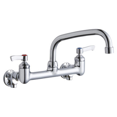 Click here to see Elkay LK940AT08L2S Elkay LK940AT08L2S  Wall-Mounted Commercial Faucet