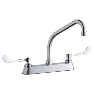 Click here to see Elkay LK810HA08T6 Elkay LK810HA08T6  Commercial Deck-Mounted Faucet