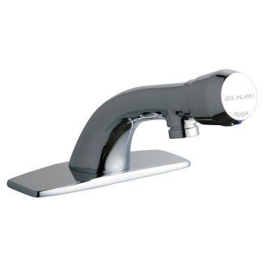 Click here to see Elkay LK652 Elkay LK652  Deck-Mounted Metered Faucet - Chrome