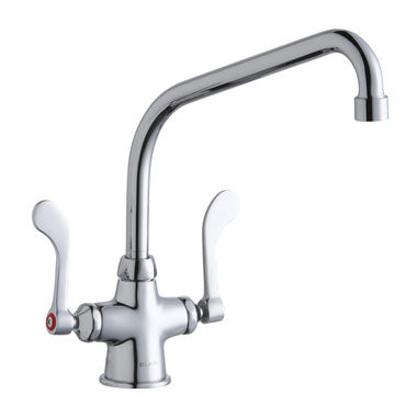 Click here to see Elkay LK500HA10T4 Elkay LK500HA10T4 Deck Mount 1Hole, High Arc 10 Inch Spout, 1