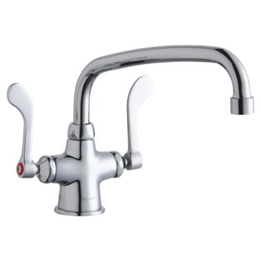 Click here to see Elkay LK500AT10T4 Elkay LK500AT10T4  Concealed Deck-Mounted Commercial Faucet