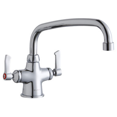 Click here to see Elkay LK500AT10L2 Elkay LK500AT10L2 Deck Mount 1Hole, Arc Tube 10 Inch Spout, L
