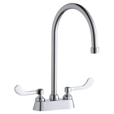 Click here to see Elkay LK406GN08T4 Elkay LK406GN08T4   Centerset with Exposed Deck Faucet - Chrome