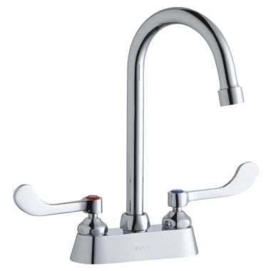 Click here to see Elkay LK406GN05T4 Elkay LK406GN05T4 Centerset with Exposed Deck Faucet, Chrome