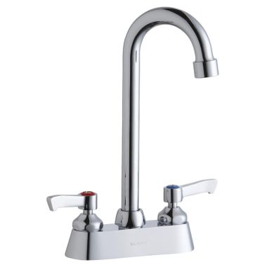 Click here to see Elkay LK406GN05L2 Elkay LK406GN05L2 Centerset with Exposed Deck Faucet - Chrome