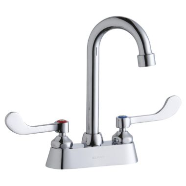 Click here to see Elkay LK406GN04T4 Elkay LK406GN04T4 Centerset with Exposed Deck Faucet, Chrome