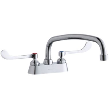 Click here to see Elkay LK406AT12T6 Elkay LK406AT12T6  Deck-Mounted Commercial Faucet