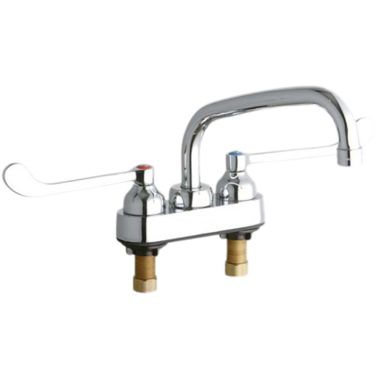 Click here to see Elkay LK406AT08T6 Elkay LK406AT08T6  Deck-Mounted Commercial Faucet