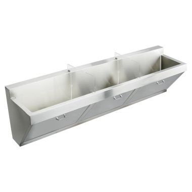 Click here to see Elkay EWSF390260 Elkay EWSF390260 Rectangular Shape Triple Bowl Scrub Sink