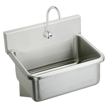 Click here to see Elkay EWS2520SACTMC Elkay EWS2520SACTMC Rectangular Surgeon Scrub Sink with Sensor Faucet Package