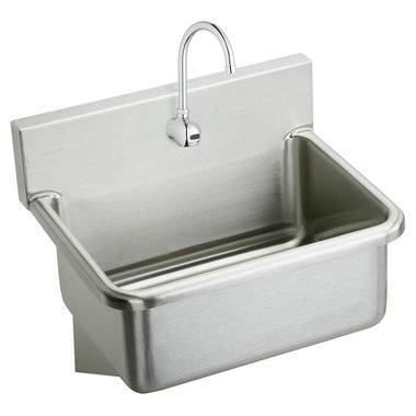 Click here to see Elkay EWS2520SACC Elkay EWS2520SACC Rectangular Surgeon Scrub Sink with Sensor Faucet Package