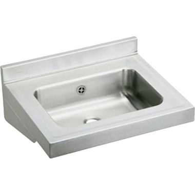 Click here to see Elkay ELVWO2219CS0 Elkay Buffed Satin Single Bowl Sink, Rectangle Shape, Wall Hung - ELVWO2219CS0