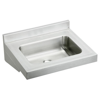 Click here to see Elkay ELV22190 Elkay Buffed Satin Single Bowl Sink, Rectangle Shape, Wall Hung - ELV22190
