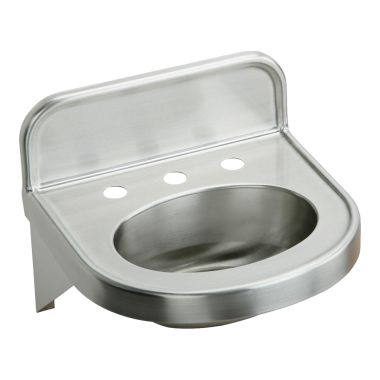 Click here to see Elkay ELV18173 Elkay ELV18173 Stainless Steel Wall Hung Lavatory Sink - Buffed Satin