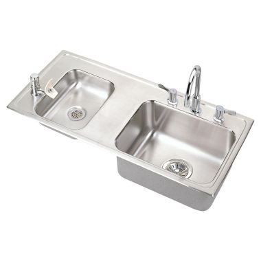 Click here to see Elkay DRKAD371755LC Elkay DRKAD371755LC Lustertone Classic 37-1/4