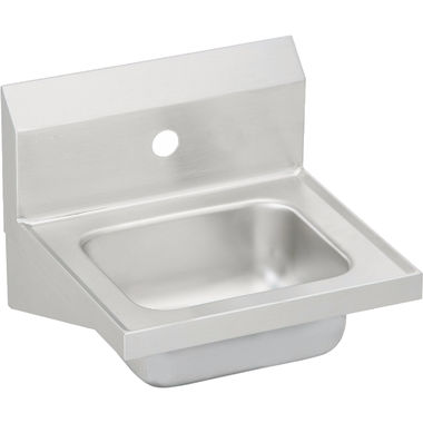 Click here to see Elkay CHS17161 Elkay CHS17161 Stainless Steel Single Bowl Wall Hung Handwash Sink - Buffed Satin