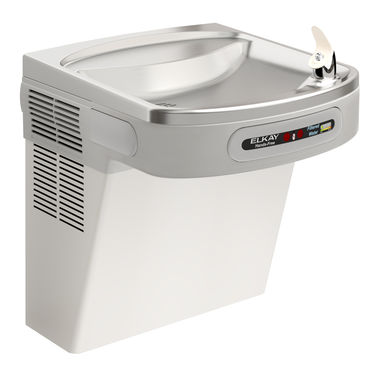 Click here to see Elkay LZO8S Elkay LZO8S Wall-Mounted Hands-Free Water Cooler - 8 GPH, Filtered, 115v, Stainless