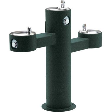 Click here to see Elkay LK4430 Elkay LK4430  Triple-Station Tubular Pedestal Fountain