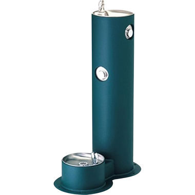 Click here to see Elkay LK4400DB Elkay LK4400DB  Pedestal Fountain with Dog Bowl Accessory