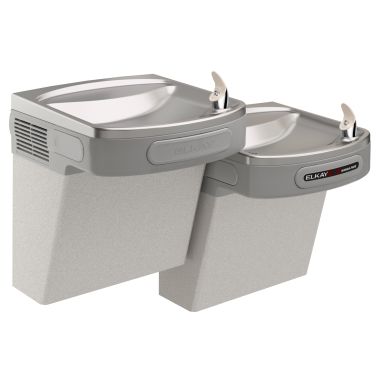 Click here to see Elkay EZOSTL8LC Elkay EZOSTL8LC Versatile Bi-Level Hands-Free Water Cooler - 8 GPH, Non-Filtered, 115v, Light Gray