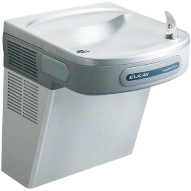 Click here to see Elkay EZO8S2JO Elkay EZO8S2JO Wall-Mounted Hands-Free Water Cooler - 6.7 GPH, Non-Filtered, 220v, Stainless