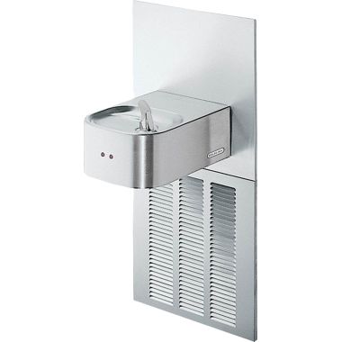 Click here to see Elkay EROM8K Elkay EROM8K Soft Sides Wall-Mounted Hands-Free Fountain - 8 GPH, Stainless