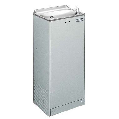 Click here to see Elkay EFOA8L1Z Elkay EFOA8L1Z Floor-Mount Hands-Free Water Cooler - 8 GPH, Non-Filtered, Light Gray
