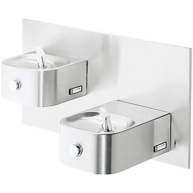 Click here to see Elkay EDFP217C Elkay EDFP217C  Soft Sides Two-Level Wall-Mounted Drinking Fountain