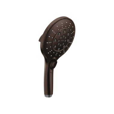 Click here to see Moen 187054ORB Moen Attract 5-1/2in Six-Function Push-Button Handheld Shower for 3662EP Wall-Mount Handshower, Round, Magnetix, Eco-Performance, 1.75 GPM, Oil Rubbed Bronze - 187054ORB