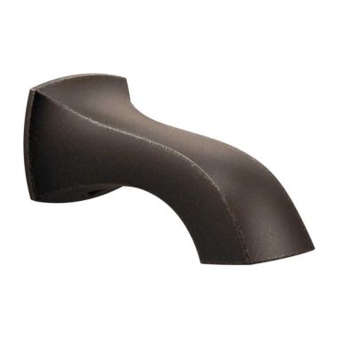 Click here to see Moen 191956ORB Moen Voss 7-3/4-inch Wall Mounted Oil-Rubbed Bronze Non-Diverter Tub Spout with 1/2-inch Connection Size, Slip Fit - 191956ORB