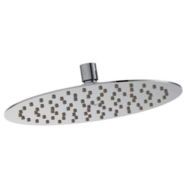 Click here to see Moen S1001 Moen 10in Single-Function Rainshower Shower Head, Round, 2.5 GPM, Ceiling-Mount, Chrome - S1001