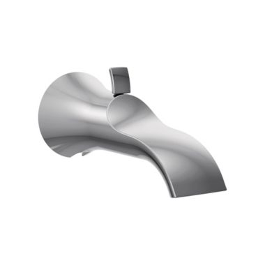 Click here to see Moen S3835 Moen Doux Wall Mounted Chrome Diverter Tub Spout, 1/2-inch Connection Size, Slip Fit - S3835