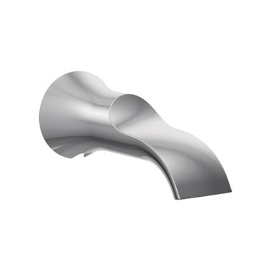 Click here to see Moen S3836 Moen Doux Mount Mounted Chrome Non-Diverter Slip-Fit Tub Spout, 1/2-inch Connection Size - S3836